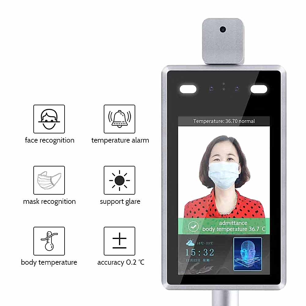 Termocamera controllo temperatura corporea presenza mascherina controllo tornelli controllo accessi prevenzione Covid-19